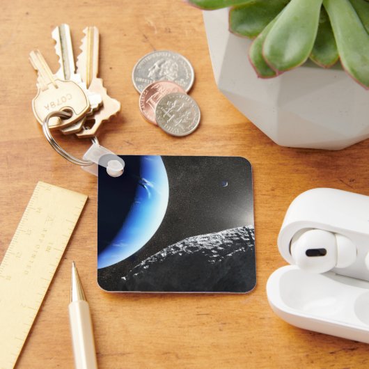 Een Neptunus kleine maan hippokamp. Sleutelhanger (Bureau)