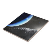 Een Neptunus kleine maan hippokamp. Tegeltje (Zijkant)