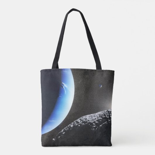 Een Neptunus kleine maan hippokamp. Tote Bag (Achterkant)