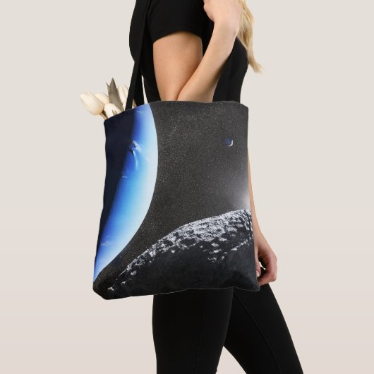 Een Neptunus kleine maan hippokamp. Tote Bag (Dichtbij)
