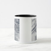 Een netwerk van wolken over de Stille Oceaan Mok (Midden)