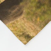 Een neushoorn met haar baby fleece deken (Hoek)