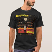 Een neutrino komt binnen in een bar fysica grapje  t-shirt (Voorkant)