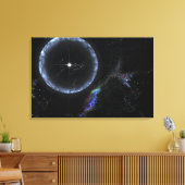 Een Neutron ster SGR 1806-20 Canvas Afdruk (Insitu (Woonkamer))
