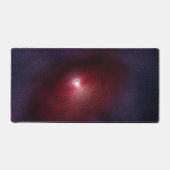 Een neutronenster met een schijf van warm stof. bureaumat (Voorkant)
