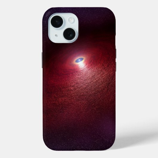 Een neutronenster met een schijf van warm stof. Case-Mate iPhone case (Achterkant)
