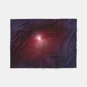 Een neutronenster met een schijf van warm stof. fleece deken (Voorkant (Horizontaal))