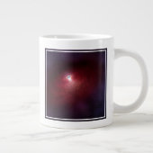 Een neutronenster met een schijf van warm stof. grote koffiekop (Rechts)