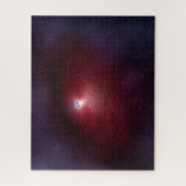 Een neutronenster met een schijf van warm stof. legpuzzel (Verticaal)