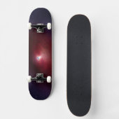 Een neutronenster met een schijf van warm stof. persoonlijk skateboard (Voorkant)