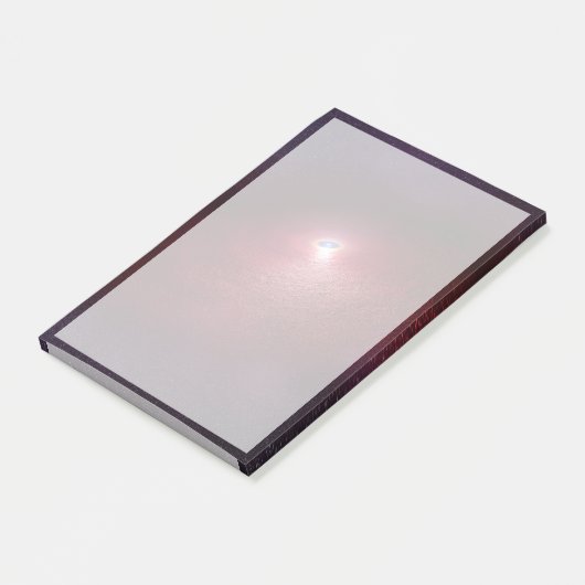 Een neutronenster met een schijf van warm stof. post-it® notes (Schuin)