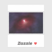 Een neutronenster met een schijf van warm stof. sticker (Vel)