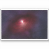 Een neutronenster met een schijf van warm stof. sticker (Voorkant)