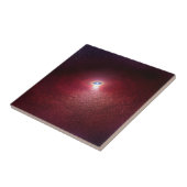 Een neutronenster met een schijf van warm stof. tegeltje (Zijkant)