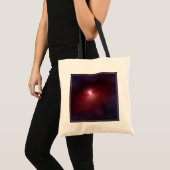 Een neutronenster met een schijf van warm stof. tote bag (Voorkant (product))