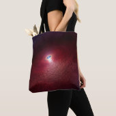 Een neutronenster met een schijf van warm stof. tote bag (Dichtbij)