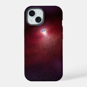 Een neutronenster met een schijf van warme stof. iPhone 15 case