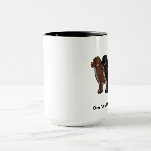 Eén Newf is nooit genoeg! Mok (Midden)