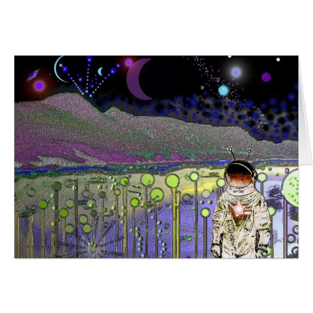 EEN NICE DAG OP PLANET #555-kaart (Voorkant Horizontaal)