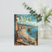 Een  Nice, Frankrijk Briefkaart (Staand voorkant)