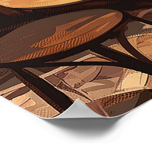 Een  Nice, Frankrijk Poster (Hoek)