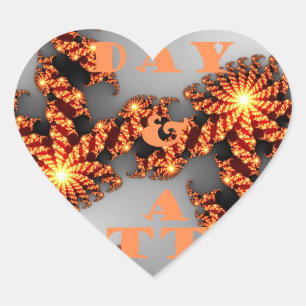 Een Nicer Day en een betere nacht Hart Sticker