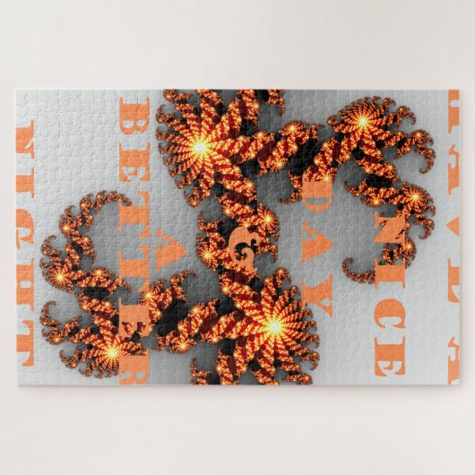 Een Nicer Day en een betere nacht Legpuzzel (Horizontaal)