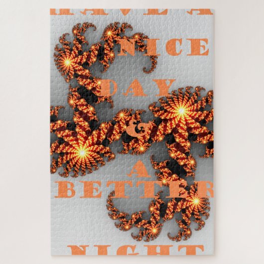 Een Nicer Day en een betere nacht Legpuzzel (Verticaal)