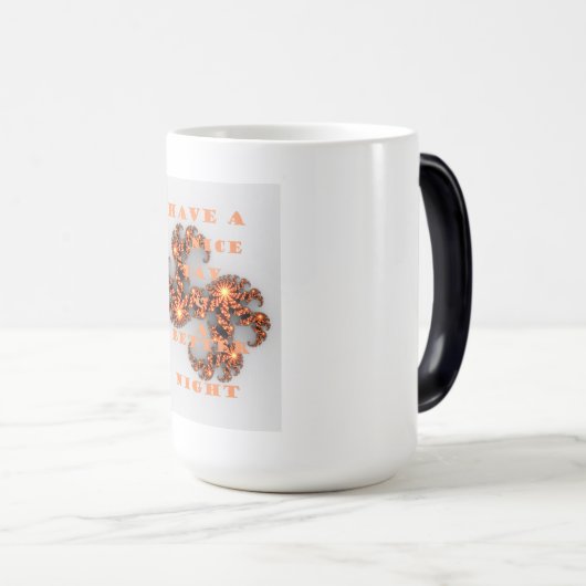 Een Nicer Day en een betere nacht Magische Mok (Voorkant rechts)