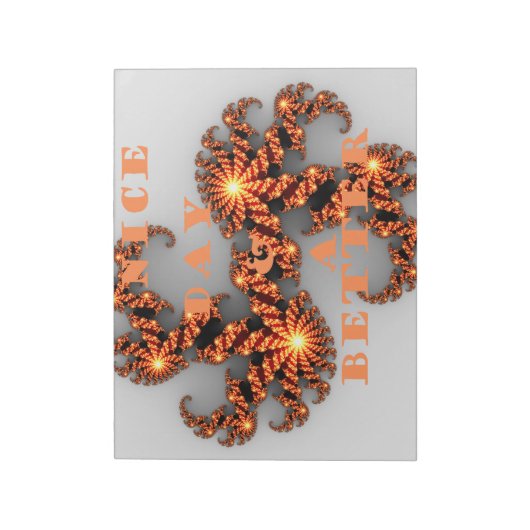 Een Nicer Day en een betere nacht Notitieblok (Linkerzijde)