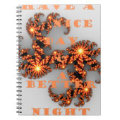 Een Nicer Day en een betere nacht Notitieboek (Voorkant)