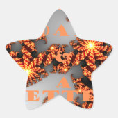 Een Nicer Day en een betere nacht Ster Sticker (Voorkant)