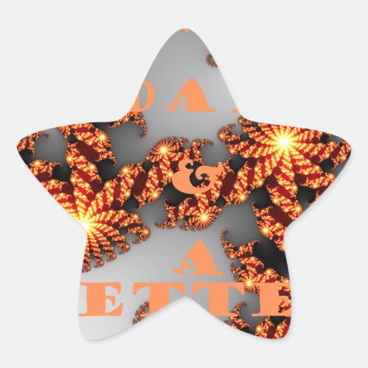 Een Nicer Day en een betere nacht Ster Sticker (Voorkant)