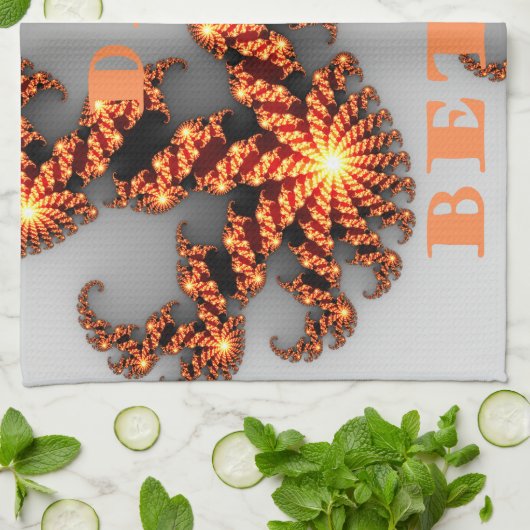 Een Nicer Day en een betere nacht Theedoek (Gevouwen)