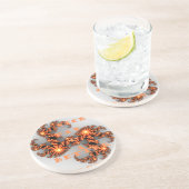 Een Nicer Day en een betere nacht Zandsteen Onderzetter (Zijkant)