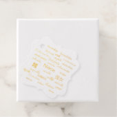 "Een Niece's Birthday I" Bedankjes Labels (Met doos)