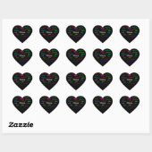 "Een Niece's Birthday I" Hart Sticker (Vel)
