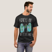 Eén niertransplantatie Donor Nephrology Nurse Dial T-shirt (Voorkant volledig)