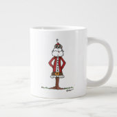 Een niet geamuseerde Kerstman Grote Koffiekop (Rechts)