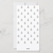 Een niet zo stille nacht | Met achterkant ontwerp Feestdagenkaart (Achterkant)