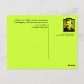 Een Nietzsche Briefkaart voor een vriend (Achterkant)