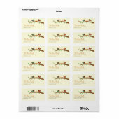 Een nieuw Adresetiket Etiket (Full Sheet)