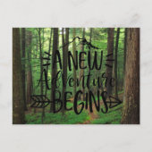 Een nieuw avontuur begint briefkaart (Voorkant)