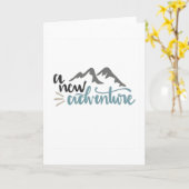 Een nieuw avontuur kaart (Gele Bloem)