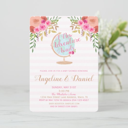 Een nieuw avontuur wacht de Uitnodiging van het Ba (Staand voorkant)