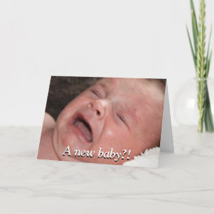 Een nieuw Baby?! Goed geluk met dat! Grappig Kaart
