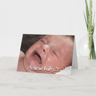Een nieuw Baby?! Goed geluk met dat! Grappig Kaart