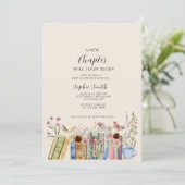 Een nieuw Baby shower hoofdstuk Kaart (Staand voorkant)