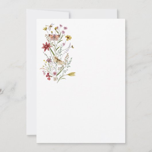 Een nieuw Baby shower hoofdstuk Kaart (Achterkant)