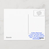 Een nieuw begin briefkaart (Achterkant)